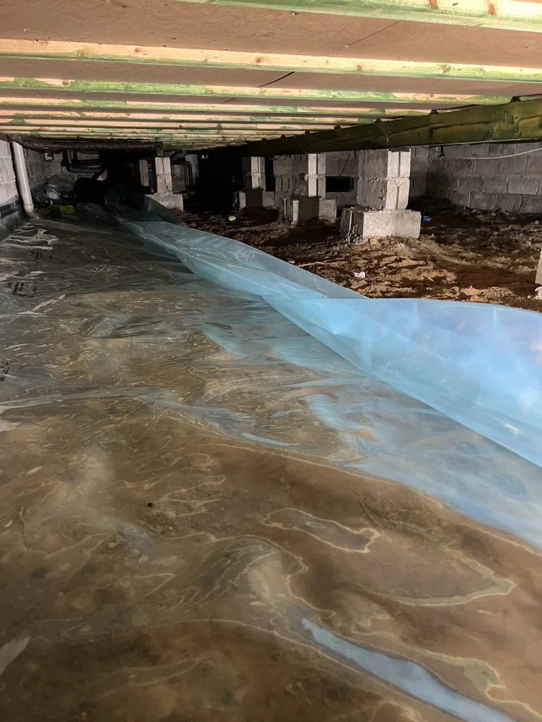 Krypgrundsavfuktning Montering av krypgrundsavfuktare i sjöbo 3